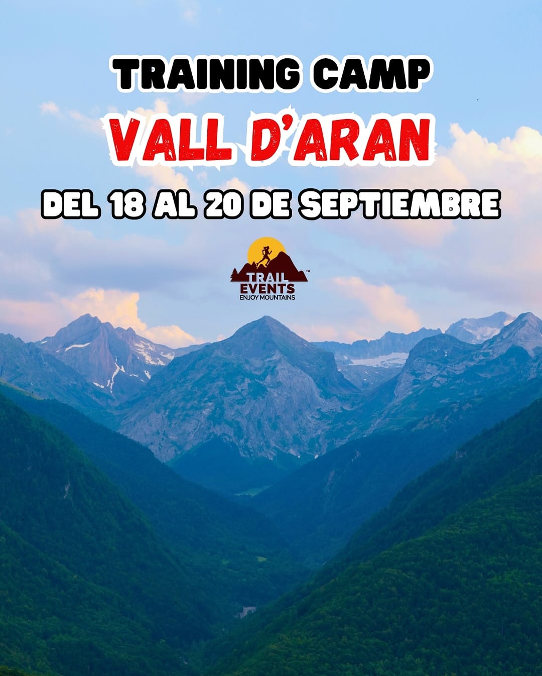 Salida de Trail Running técnica en el Valle de Arán con guías expertos.